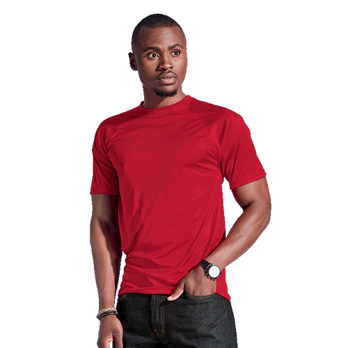 135g Polyester Crew Neck T-shirt - Azulwear South Africa