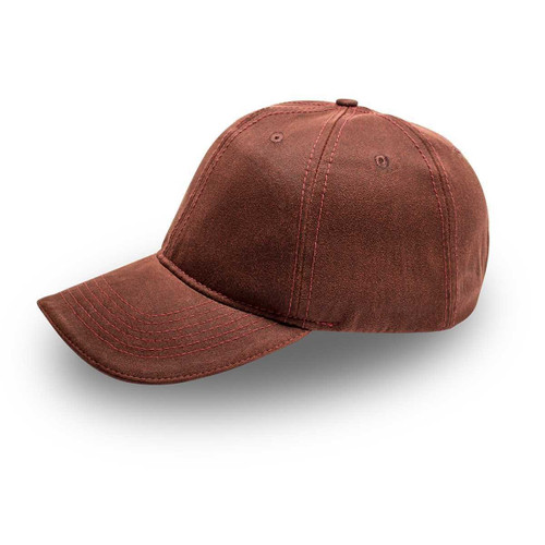 Washed Oil Skin 6 Panel Cap Rust by Outdoor Headwear by Azulwear South Africa