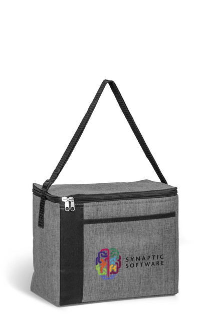 Grey Blackstone 16-can cooler bag with custom promotional branding Azulwear Cape Town