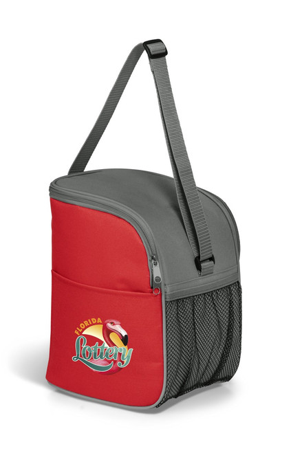 Red 12 Can Long Beach Cooler Bag by Azulwear Promotional Gifts Cape Town, South Africa