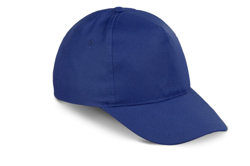 Blue Brooklyn 5 Panel Cap by Azulwear South Africa captured from a lateral profile view to detail its vibrant royal coloration, signature street-style silhouette, and premium layout optimized for custom embroidery.
