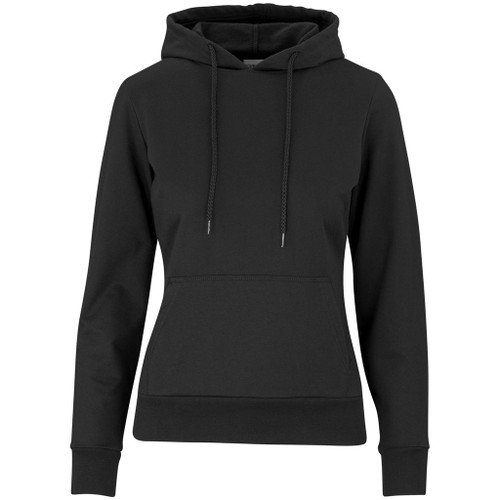 Ladies Omega Hooded Sweater - Black, Azulwear Corporate Clothing, South Africa