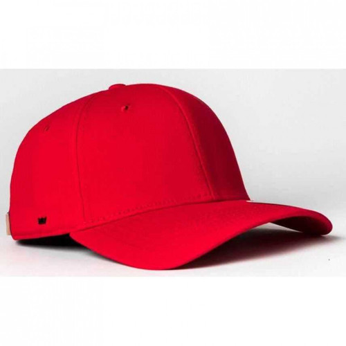 UFlex Old School Strap Back Cap - Red - Side View - Azulwear, South Africa