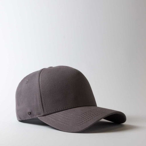 Uflex 5 Panel Curved Peak Snapback Cap I Urban Grey   - Side View - Azulwear Caps South Africa Uflex 5 Panel Curved Peak Snapback Cap I Urban Grey   - Side View - Azulwear Caps South Africa