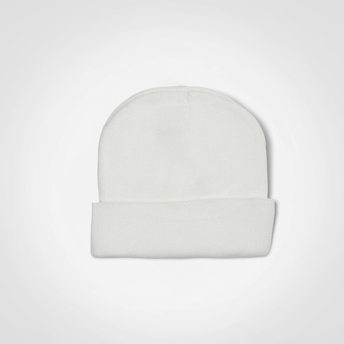 Aspen Beanie - WhIte with custom branding options by Azulwear Gauteng