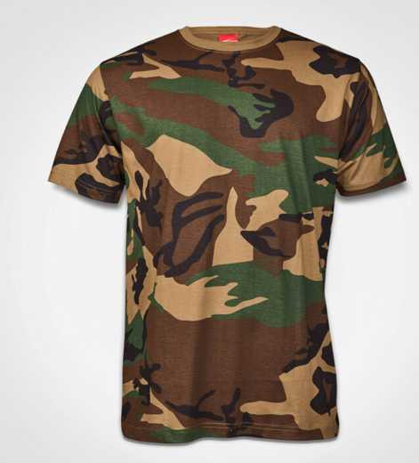 Classic Camo T- Shirt by Azulwear, available nationally in South Africa