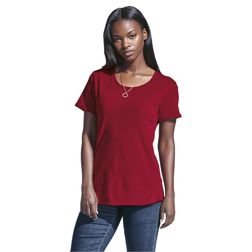 145g Cotton Crew Neck T-shirt | Ladies, Azulwear