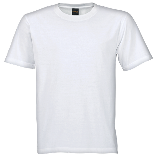 White 180g Cotton Crew Neck T-shirt by Azulwear Custom Branding T-Shirts Cape Town, South Africa