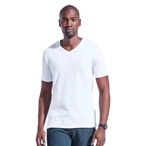 Men's 170g Slim Fit V-neck T-shirt, Custom Branding T-Shirts Azulwear Cape Town, SA