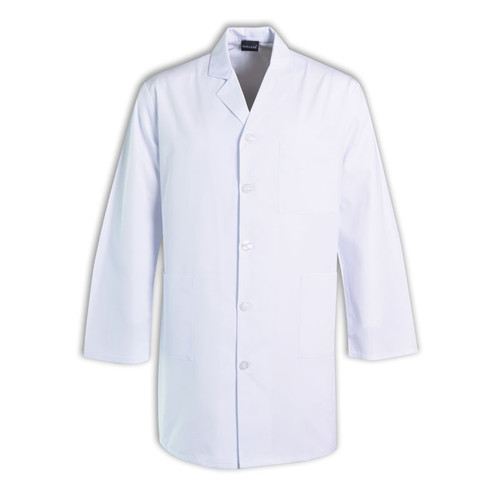 DUCHESS Simon Unisex Long Sleeve Coat made from durable 180g KOOLTRON polycotton fabric, designed for medical lab wear, clinical uniforms, and dust coats across South Africa.