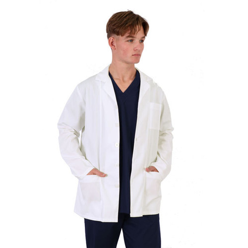 Tony Unisex Coat Long Sleeve, Medical & Nursing Uniforms by Azulwear Cape Town, South Africa