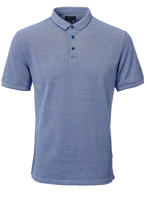  Denim Blue Rolando Men's Houston Golf Shirt, high-quality corporate clothing by Azulwear, providing the best promotional wear with custom branding in Cape Town