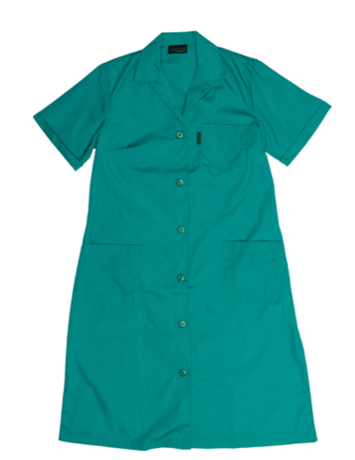 Ladies Canteen Overall - Emerald Green, Azulwear Javlin Workwear South Africa