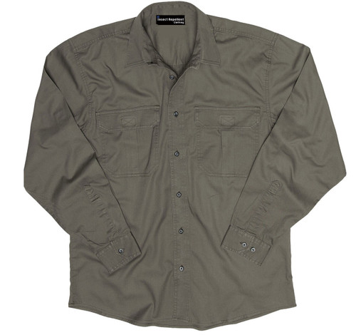 Salty Safari Shirt  olive