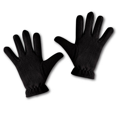 Black winter gloves with options for custom branding by Azulwear Cape Town, South Africa