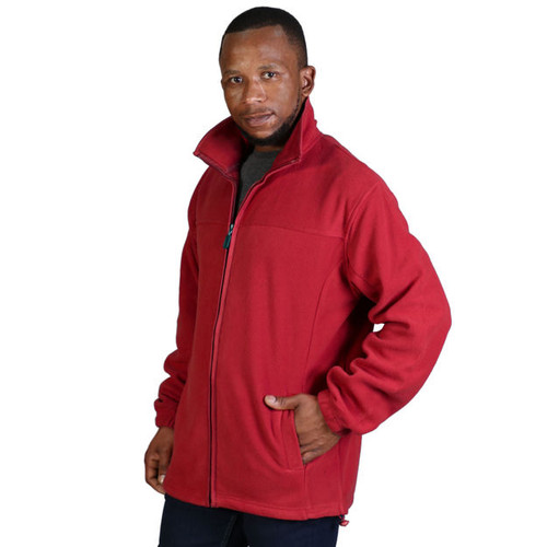 Highland Brook Classic Microfibre Polar Fleece Jacket made from 240g anti-pill fabric, designed for warm corporate outerwear and winter uniforms across South Africa by Azulwear.