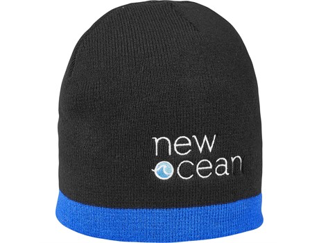Blue Solo Two Tone Beanie by Azulwear Cape Town