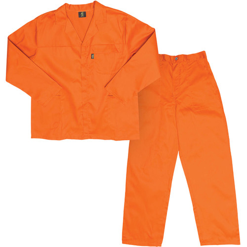 Orange Javlin Paramount Poly Cotton Conti Suit - Workwear by Azulwear South Africa