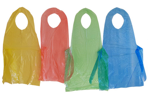 Colour Disposable Plastic Aprons - Azulwear South Africa