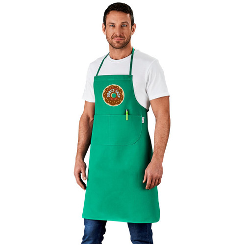 Emerald Gree customised bib apron for promotional wear in Cape Town by Azulwear