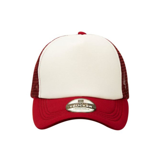 Vintage Trucker Two Tone Cap Burgundy/White by Azulwear Cape Town, South Africa