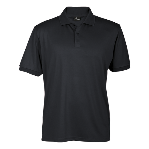 Barron 165g Basic Promo Golf Shirts Black, Golf Shirts by Azulwear South Africa