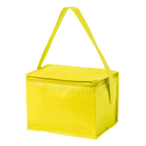  Yellow Hertum 6 can cooler bag with custom promotional branding Azulwear Cape Town