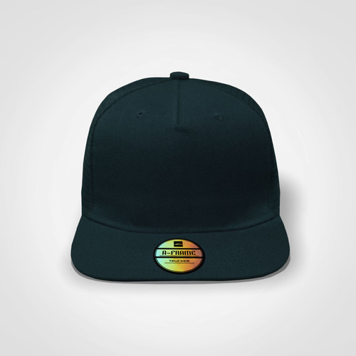 Navy -A Frame Trucker Cap