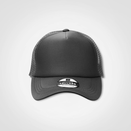 Charcoal - Vintage Trucker Cap by Azulwear Cap Branding Specialist South Africa