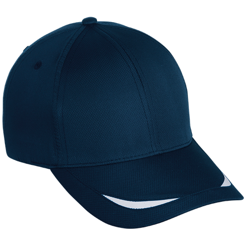 Navy and White 6 panel Corner Insert Cap by Azulwear Cape Town, South Africa