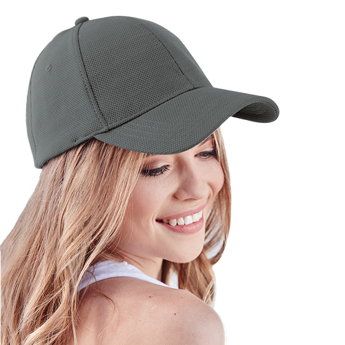  6 Panel Podium Cap by Azulwear South Africa shown in a direct, front-facing product shot that highlights its classic athletic structure and premium branding potential.