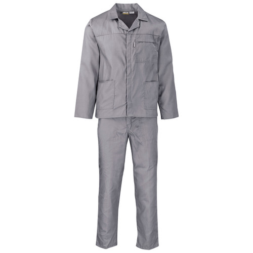 Trade Poly Cotton Conti Suit - Grey, Workwear by Azulwear South Africa Trade Poly Cotton Conti Suit - Grey, Workwear by Azulwear South Africa