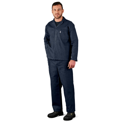 Vintage 100% Cotton Denim Conti Suit, Azulwear Safety Workwear