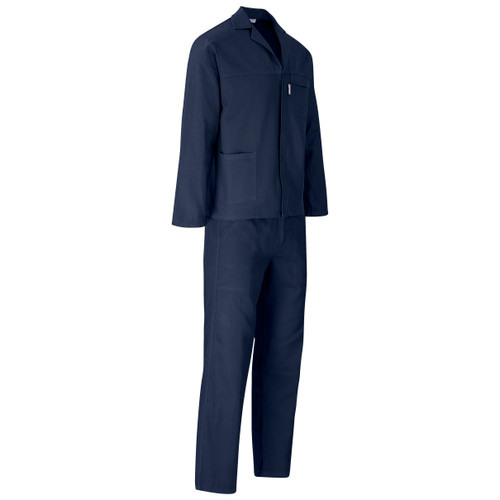 Navy 100 Percent Cotton Conti Suit Industrial Safety Workwear by Azulwear Stellenbosch