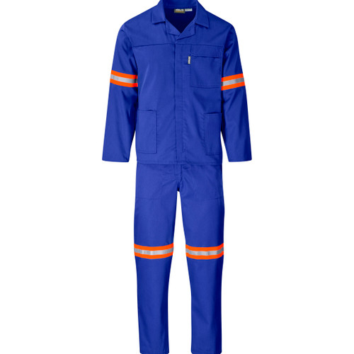 Royal Blue Conti Suit with Reflective Tape by Azulwear Reflective Workwear Strand