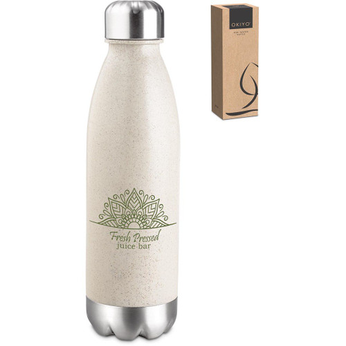 Okiyo Kimi Wheat Straw Water Bottle - 680ml, Azulwear Promotional Gifts & Branding