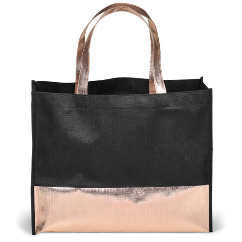 Burlesque Non Woven Shopper Bag - Rose Gold, Azulwear Promotional Gifts & Branding Burlesque Non Woven Shopper Bag - Rose Gold, Azulwear Promotional Gifts & Branding