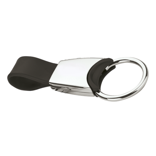 Metal Keychain with Silicone Strap, custom branding by Azulwear Cape Town, South Africa