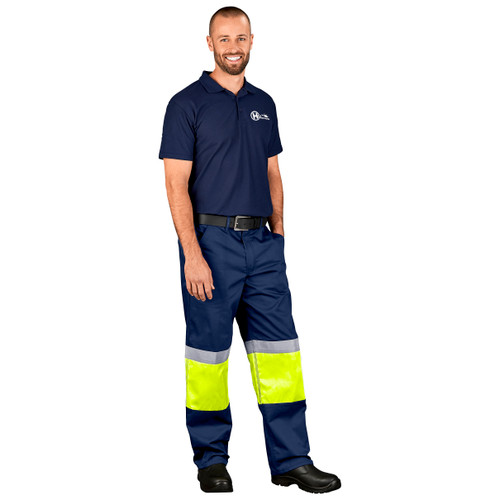 Traffic Premium Two-Tone Hi-Viz Reflective Pants, Azulwear Safety Workwear