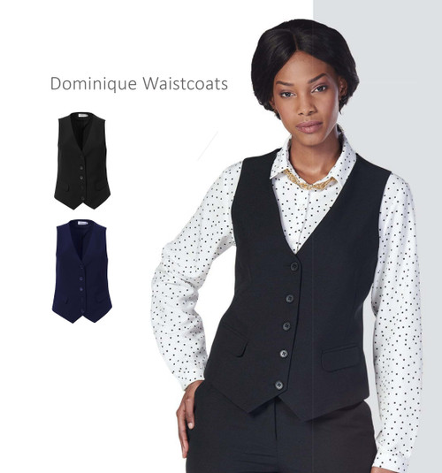 Dominique Waistcoats, Azulwear Corporate Clothing