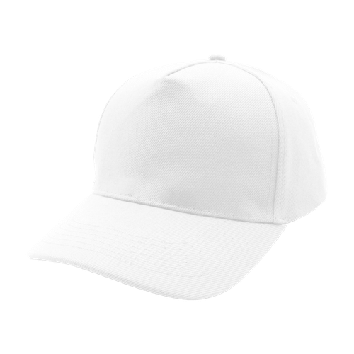 5 Panel Fade Resistant Cap White - Custom Branding Caps, Azulwear Cape Town, South Africa