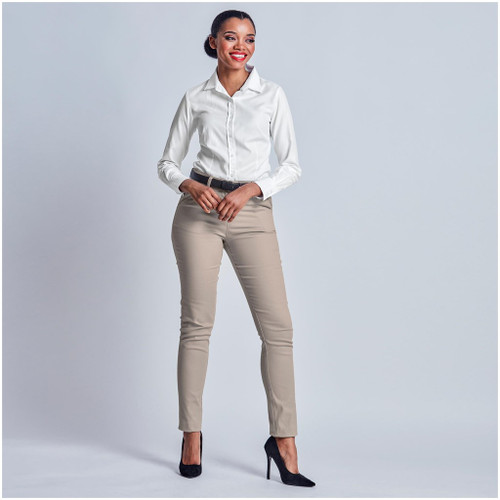 Ladies Stone Superb Stretch Chino Pants by Azulwear Safari Wear Cape Town South Africa