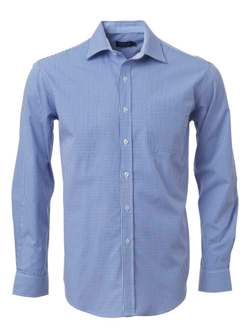 Mens Kenmore K234 L/S Shirt - Royal, Azulwear Corporate Clothing