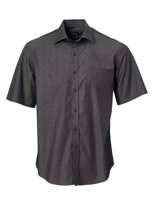 Mens Avery K238 S/S Shirt - Slate, Azulwear Coporate Clothing