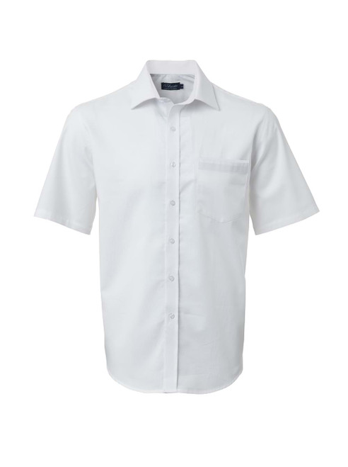 Mens Miller S/S Shirt - White, Azulwear Corporate Clothing