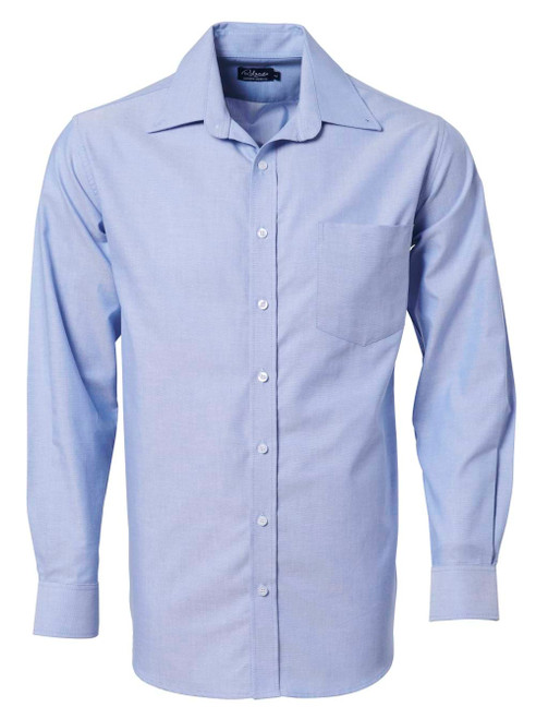 Mens Oxford L/S Shirt - Blue Corporate Wear