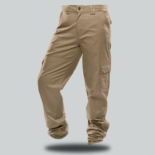 Wildebeest Cargo Pants - Khaki, Safari Clothing by Azulwear South Africa
