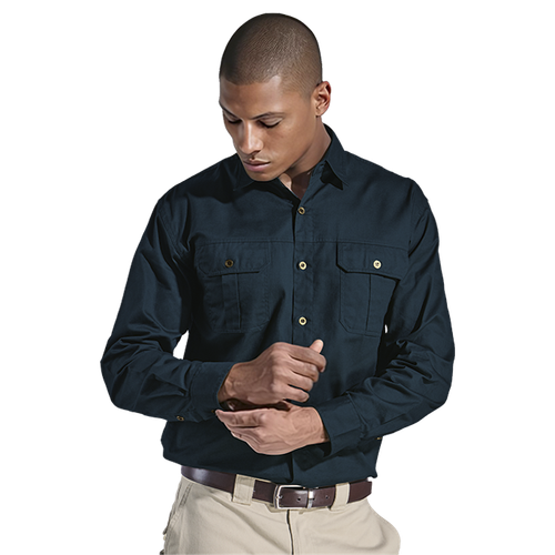 Mens Bush Shirt Long Sleeve by Azulwear Safari Clothing Cape Town South Africa