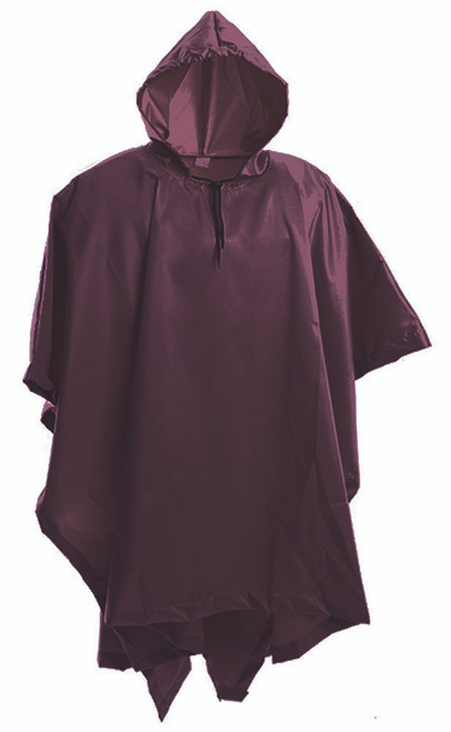 Safari Water Resistant Poncho - Maroon, by Azulwear Cape Town, South Africa Safari Water Resistant Poncho - Maroon, by Azulwear Cape Town, South Africa