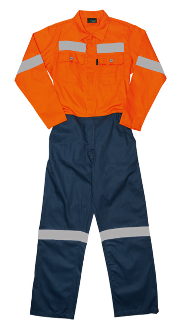 J54 Reflective Two Tone Boiler Suit by Azulwear South Africa
